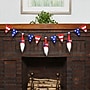 National Tree Company 6 ft. Patriotic Flags and Red Gnomes Garland (RAP-BLF6063-1)~#|#~1DD44158-47C7-4455-89A926ADC422DAF6_sc7