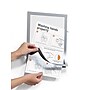 Durable Duraframe Sign Holder, 8.5" x 11", Wall Mounted, Gray/Silver, 2/Pack (476823)~#|#~1DD6295C-B434-412B-A07D5727C21A168F_sc7