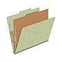 Medical Arts Press Pressboard Classification Folder, 1-Divider, 2" Expansion, Letter Size, Peridot Green, 10/Box ~#|#~1DD7E73B-9636-4207-AC8B0F51313F02FA_sc7