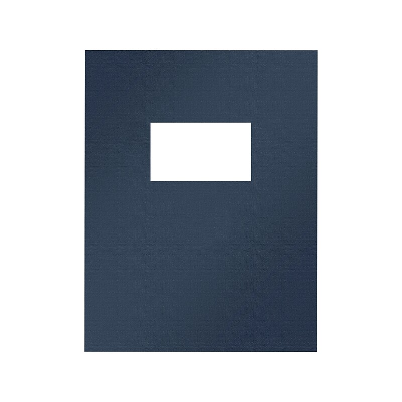 ComplyRight Single-Window Tax Presentation Folder, Navy Blue, 50/Pack (PNW22) image 1