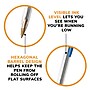 BIC Cristal Ballpoint Pens, Medium Point, Blue Ink, Dozen (10126/MS11BL)~#|#~1DDDE228-95AB-45CF-BA345354ACF53141_sc7