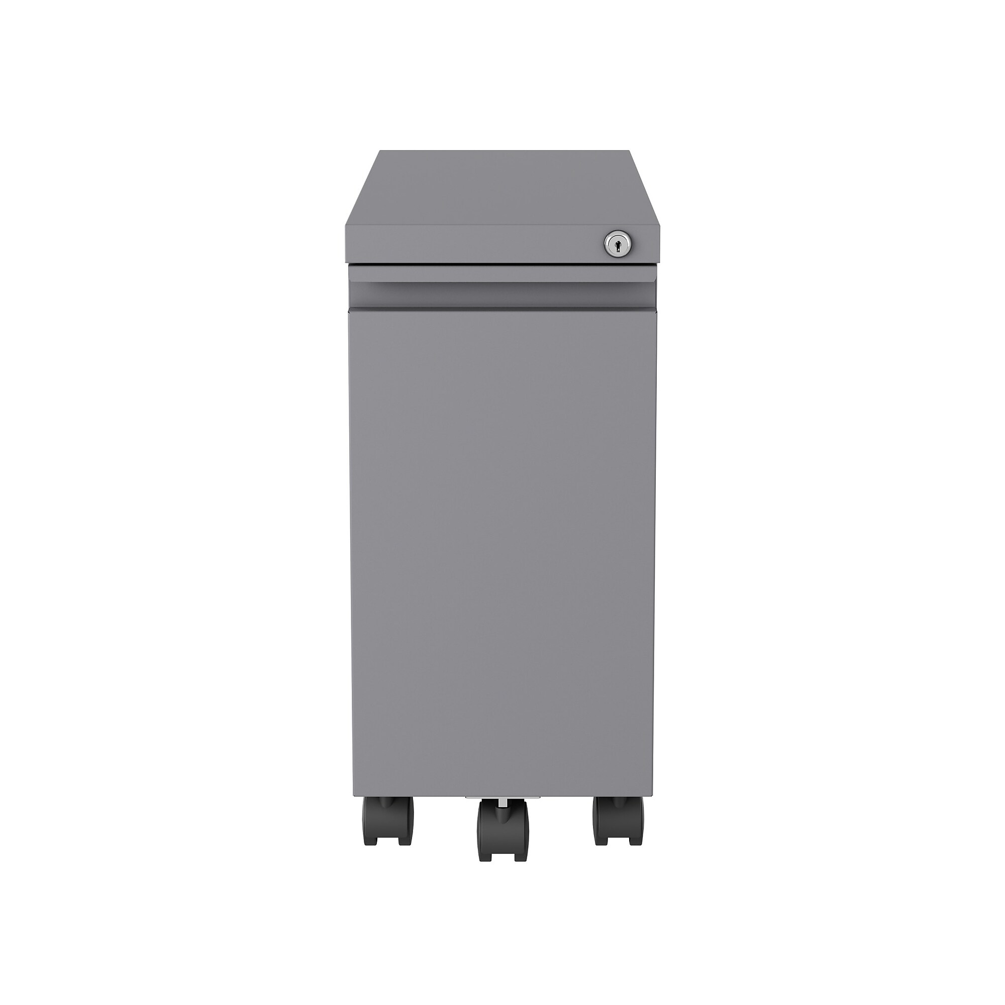 Hirsh 2-Drawer Mobile Vertical File Cabinet, Letter/Legal Size, Lockable, 21.75″H x 10″W x 19.88″D, Arctic Silver (24045) Sansujyuku sansujyuku.com