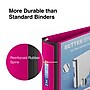 Staples Heavy Duty 2" 3-Ring Better Binder, D-Ring, Pink (ST55876-CC)~#|#~1DE8212F-720B-4EDD-A49008E32FCD2930_sc7