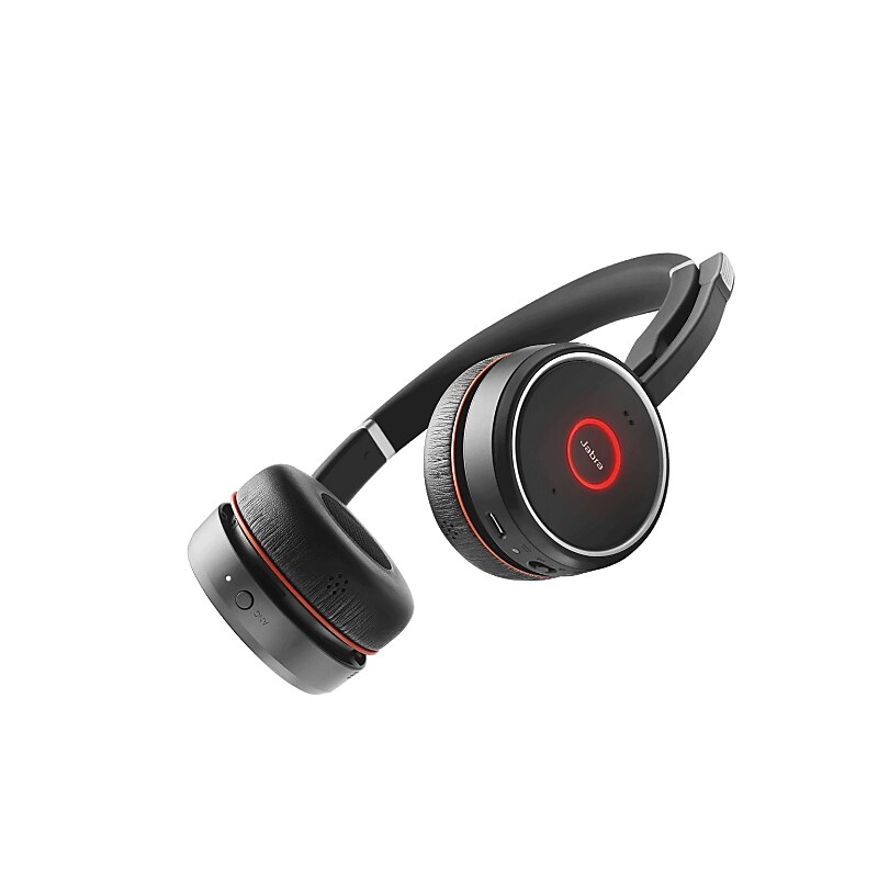 Jabra Evolve 75 SE Wireless Active Noise Canceling Bluetooth Stereo Headset (7599-842-109) image 1