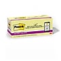 Post-it Recycled Super Sticky Notes, 3" x 3", Canary Collection, 70 Sheets/Pad, 24 Pads/Pack (654R-24SSCY-CP)~#|#~1E09FA14-BF30-4E23-971227E26980369A_sc7