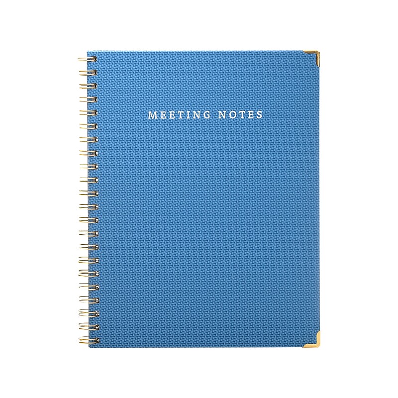 Global Printed Products 8.5" x 11" Planner, Paperboard Cover, Blue (SPLS-0118-BL) image 1