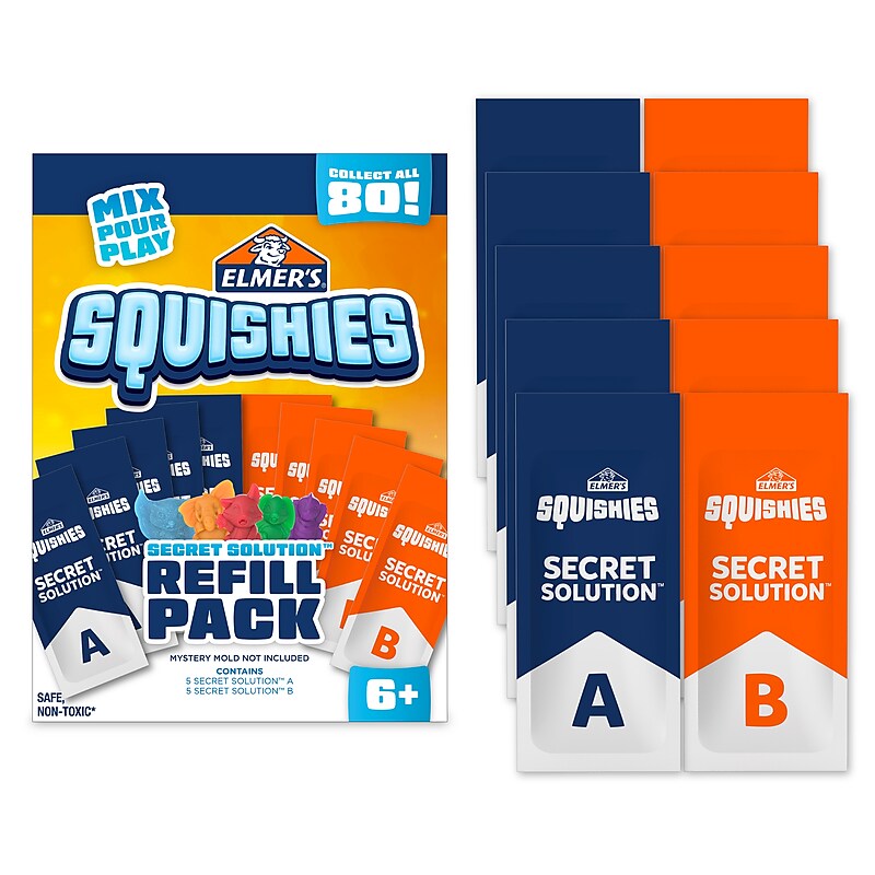 Elmer's Squishies Refill Pack, 5/Pack (2176572) image 1