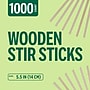 Perk™ Eco Wooden Stirrer, 5.5", 1000/Pack (PK61996)~#|#~1E158DDE-CA64-4CA9-80E648293240C1C7_sc7