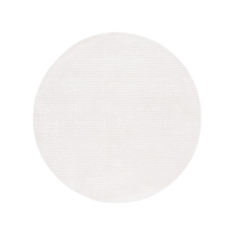 Safavieh Whisper Collection 8' Round Indoor Area Rug, Machine Made, Ivory (WHS562A-8R) image 1