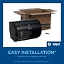 Compact 2-Roll Side-by-Side Coreless Toilet Paper Dispenser by GP PRO, Black (56784A)~#|#~1E1FCBFD-7D28-4AD7-BCDF13B5B693750B_sc7