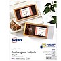 Avery Laser/Inkjet Multipurpose Labels with Sure Feed, 2" x 3", White, 200 Labels/Box (5619)~#|#~1E2146CD-8A1C-4CD4-BE11FF32CB98DE82_sc7