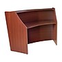 Regency Marque 72"W Curved Reception Desk Workstation, Cherry (77290CH)~#|#~1E235395-8387-49B6-A3871E16FE4A7FCE_sc7
