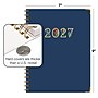 2027 Excello Brands 7.8" x 9" Weekly & Monthly Standard Planner, Paperboard Cover, Navy (FSHN-CY27-79-85)~#|#~1E2AD36D-7F61-4025-83EB0FD20256DD74_sc7