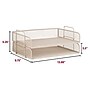 Staples Metal Mesh Side Loading Stackable Letter Tray, Letter Size, Warm White, 2/Pack (ST63841)~#|#~1E2D79C6-1A90-47CA-9D3CC902686A30B6_sc7