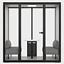 Uncaged Ergonomics Modular Acoustic Office Pod with Ventilation, Lighting and Power, Large, Black (POD-L-Black)~#|#~1E2E505E-12C1-440C-BAD616F6DA8A59ED_sc7