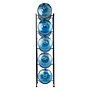 Mind Reader 5-Shelf Mobile Water Jug Stand Holder, Metal, Silver (5TJUG-SIL)~#|#~1E34B231-70A1-430A-917BB89D1CA0637D_sc7