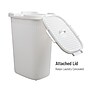 Mind Reader 15.85-Gallon Laundry Hamper with Lid, Plastic, White, 2/Set (60HAMP2PK-WHT)~#|#~1E35AEAE-716A-4B8A-8A895807DCA7078F_sc7