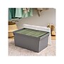 Iris Plastic File Box with Split Lid, Letter Size, Gray/Translucent White (500228)~#|#~1E3722F4-F510-4C5C-A41CD0CD56C6EDD0_sc7