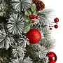Nearly Natural Winter Flocked Artificial Christmas Tree Pre-Lit, 4' (T3036)~#|#~1E387D26-F89A-4ED1-9E66D391EDCEB2D4_sc7