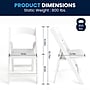 Flash Furniture HERCULES™ Vinyl Armless Folding Chair, White, 20/Pack (20L3L1WHITE)~#|#~1E396F52-ECCA-44AB-B0DA9B8B4F24A475_sc7