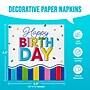 Say Hooray! Color Waves Birthday Props Paper Plates and Napkins Set, Multicolored, 48/Pack (DTC0066E2G)~#|#~1E39B2EE-2C00-42C3-817D632195D3BA8E_sc7