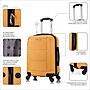 InUSA Pilot 20" Hardside Carry-On Suitcase, 4-Wheeled Spinner, TSA Checkpoint Friendly, Mustard (IUPIL00S-MUS)~#|#~1E3A8A70-392D-4046-A30EA73A2319D8FD_sc7