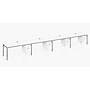 Boss Office Products Simple System 66"W Desk with Pedestal, White, 4/Set (SGSD010-102-WT)~#|#~1E3F402A-D124-4B97-B44F04B7523B56C6_sc7