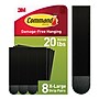 Command Damage Free Extra Large Hanging Strip, 20 lbs., Black, 8/Pack (17217BLK-8ES)~#|#~1E410568-907E-482B-98C594A8B9FC5C5B_sc7