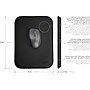 Allsop The Executive Pillowcore Foam Non-Skid Mouse Pad, Black (32415)~#|#~1E452E6C-0FC6-4AEC-99F260E0EB59B685_sc7