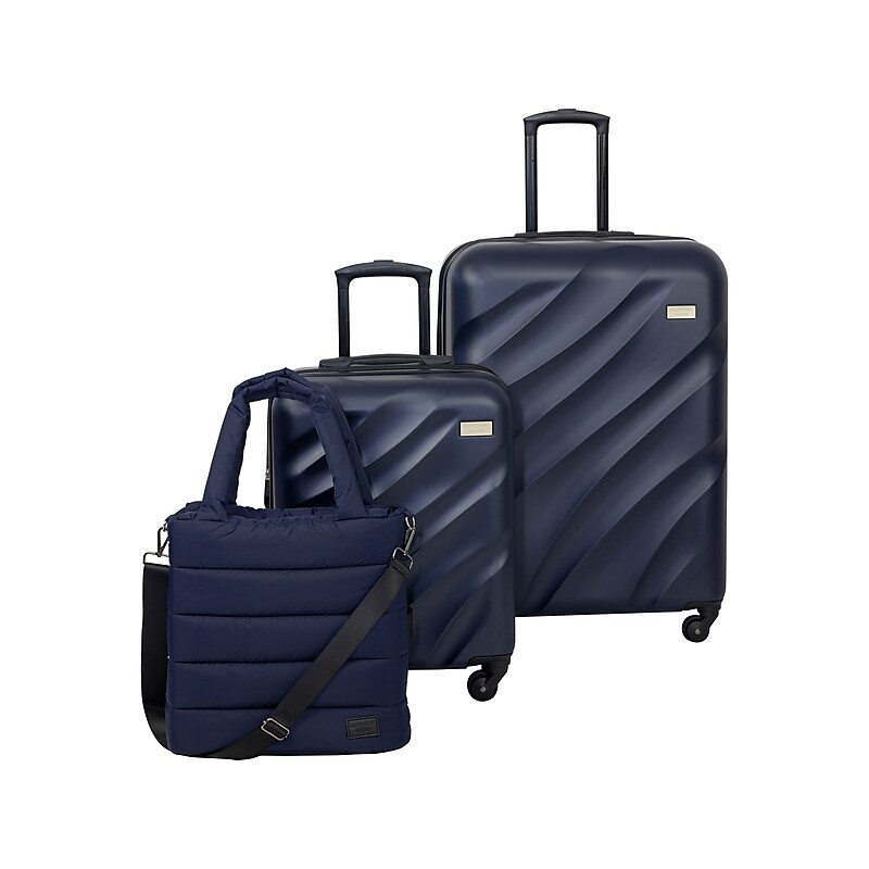Geoffrey Beene 3-Piece Spinner Luggage Set, Navy (GB25-3) image 1