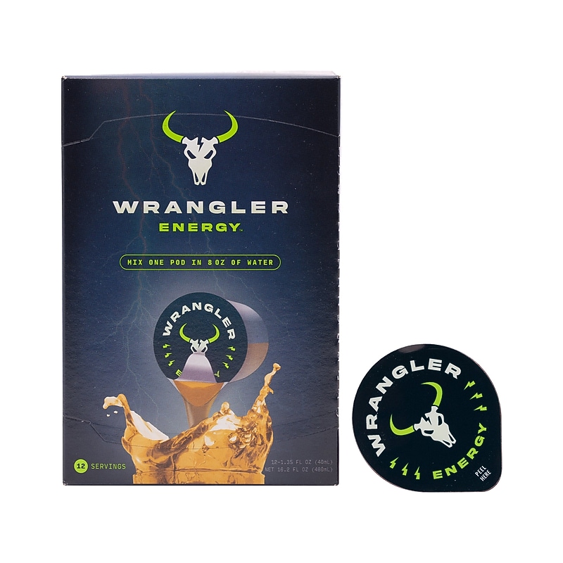 Java House Wrangler Liquid Energy Pods, 1.35 oz., 12/Carton (FC900E10) image 1