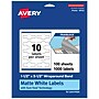 Avery TrueBlock Laser/Inkjet Decorative Edge Multipurpose Labels, 1.5" x 3.5", White, 1000/Box (94122)~#|#~1E476CFD-12A7-4C01-B2363EE7717A138B_sc7
