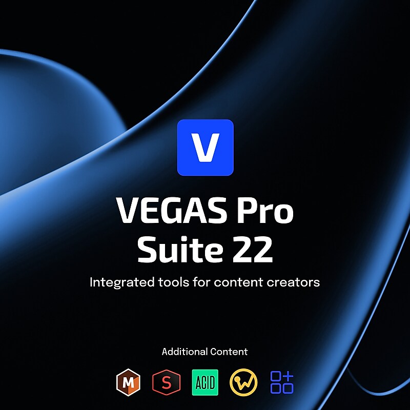 Magix VEGAS Pro Suite 22 for 1 User, Windows 10 & 11, Download (639191551116) image 1