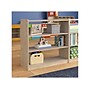 Flash Furniture Bright Beginnings 3-Section Open Storage Unit, 24.5"H x 31.5"W x 11.75"D, Brown (MK-KE23971-GG)~#|#~1E4D2B59-37FB-496B-AB0D7B5CA096AA3B_sc7