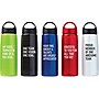Baudville Luminous Plastic Water Bottle, 26 oz., 5/Pack (1370878MPK531)~#|#~1E4DAE5F-EF32-41C9-85CBE558EEB16F6E_sc7