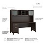 Bush Home Somerset 72"W Office Desk with Drawers and Hutch, Mocha Cherry (SET018MR)~#|#~1E4E1A3B-4E01-4D1D-AF8F5D7C4A8C991F_sc7