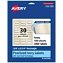 Avery Pearlized Ivory Rectangle Multipurpose Labels, .75" x 2.25", Ivory, 3000/Box (94216)~#|#~1E5188C1-84BE-4429-863086554F9219A2_sc7