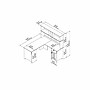 Bush Furniture Salinas 60"W L Shaped Desk with Hutch, Cape Cod Gray (SAL004CG)~#|#~1E5B1866-142D-4C6D-B41D5C468687A277_sc7