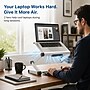 Uncaged Ergonomics WorkEZ Executive 18" Laptop Cooling Stand with 2 Fans, 3 USB Ports, Silver (WEEFHs)~#|#~1E5CC1BD-4580-4A1E-9EEAEBFA5A4425D0_sc7