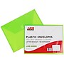 JAM Paper Premium Plastic Document File, Letter, Lime Green, 3/Pack (218V0LIX3)~#|#~1E634D78-664C-43A1-8EBBBC479DF3B87E_sc7