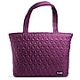 Fit & Fresh Quilted 2-in-1 Insulated Lunch & Tote Bag, Plum (7447FFP2562)~#|#~1E66A49D-2742-4509-996AF429DF9CB49D_sc7
