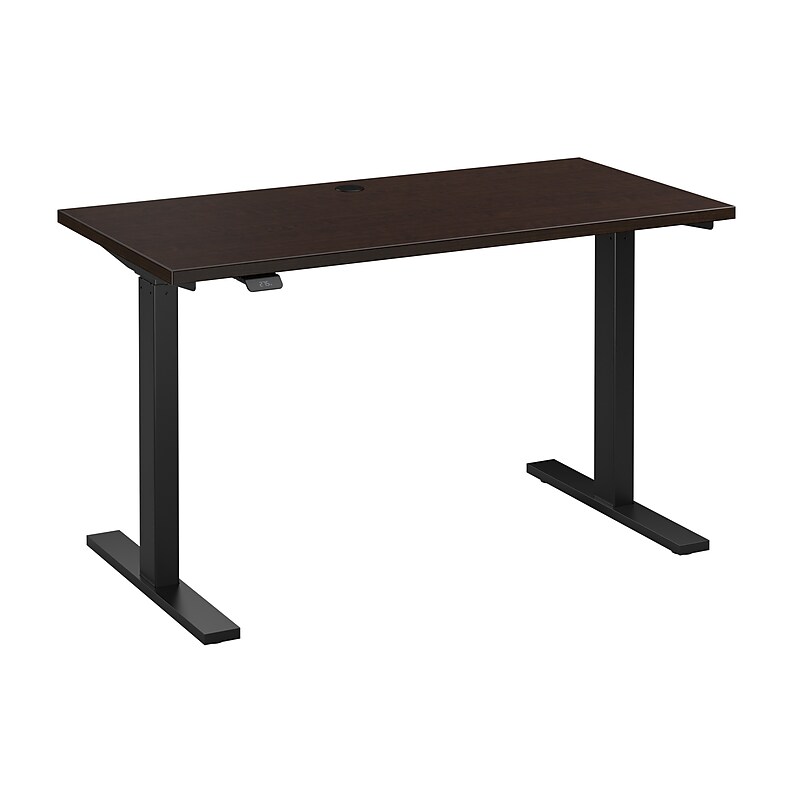 Bush Business Furniture Move 60 Series 48"W Electric Height Adjustable Standing Desk, Mocha Cherry (M6S4824MRBK) image 1