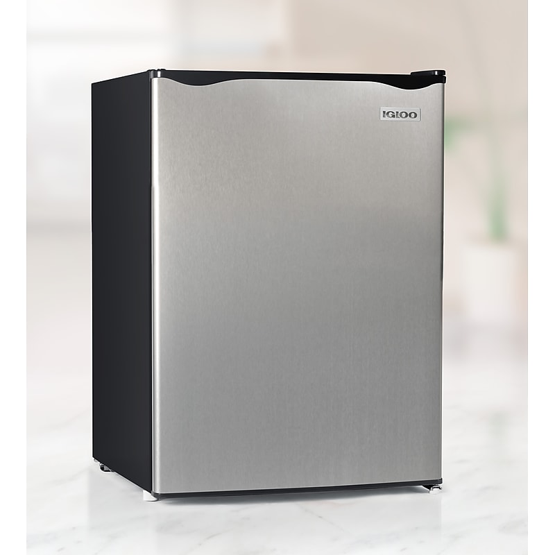Igloo IRF26PL6A 2.6 Cu. Ft. Classic Compact Single Door Refrigerator Freezer - Platinum image 1