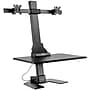 Mount-It! 28"W Electric Adjustable Standing Desk Converter with Dual Monitor Mount, Black (MI-7952)~#|#~1E68B77A-820E-40BD-81FED95886EF0684_sc7