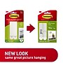 Command Large Hanging Strips, 15 lb., White, 4 Pairs/Pack (17206-ES)~#|#~1E6AF023-5AFD-47B9-9112D02DB9E0BB2C_sc7