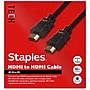 Staples TECH 12 ft. HDMI to HDMI Audio/Video Cable, Male to Male, Black (ST62465)~#|#~1E6B4699-CD5E-4FDD-806D6606F44050AE_sc7