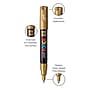 POSCA PC-1M Water Based Paint Marker, Extra Fine Bullet Tip, Gold, 3/Pack (UBCPC1MGOLD-3)~#|#~1E6C0DC7-AE37-4A42-96513862EE47723C_sc7