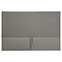 JAM Paper Two-Pocket Linen 2 Pocket Cardstock Presentation Folder, Gray, 25/Pack (386LGYA)~#|#~1E6FA3DB-DE9D-433E-89BE5BB2C2F726BC_sc7