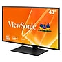ViewSonic 43" 4K UHD 60Hz LCD Business Monitor, Built-In Speakers, Black (VX4381U-4K)~#|#~1E70B3F5-AC71-4479-86F9A14FBB0F2E21_sc7