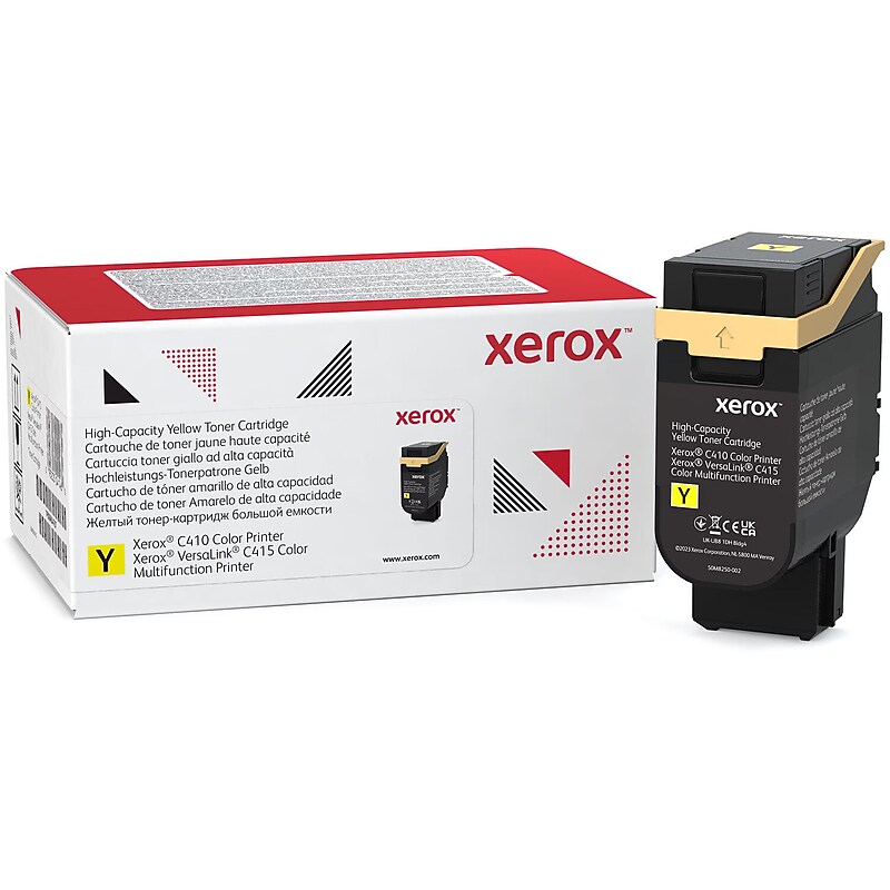 Xerox 006R04688 Yellow High Yield Toner Cartridge, Up to 7,000 Pages image 1
